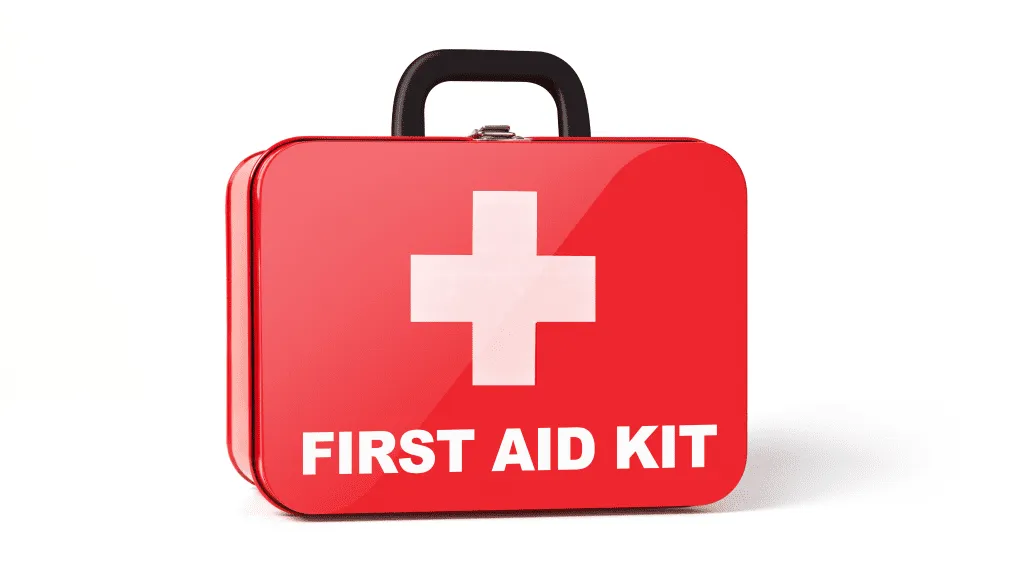 First aid kit for emergency situations
