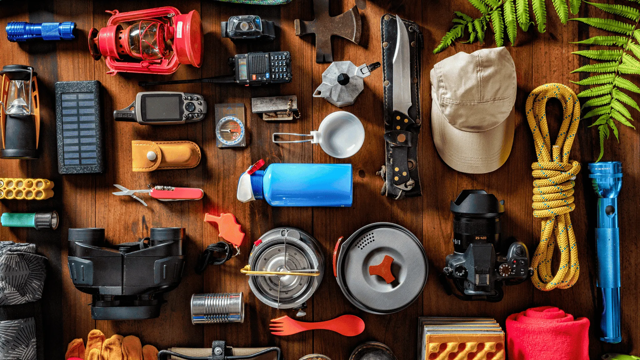 Lots of different gear that can be used for an emergency kit