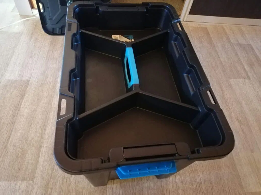 My Inabox insert on top of my storage box