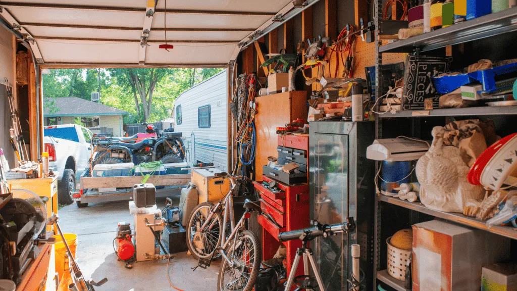 Where to store your emergency kit - garage photo