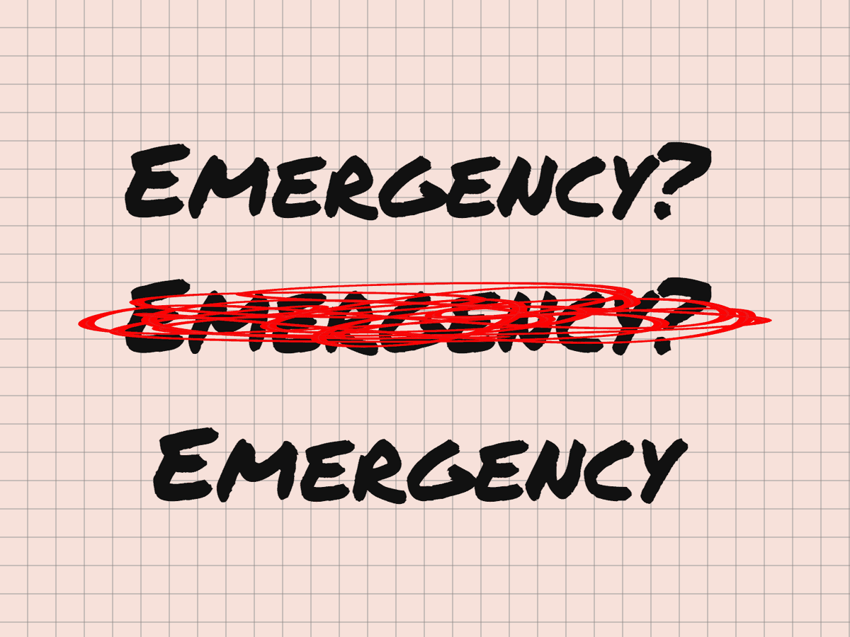 Emergency Kits are for Emergencies